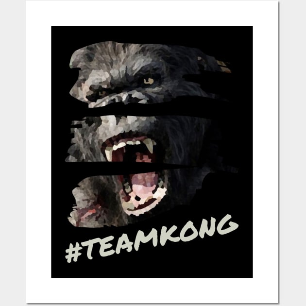 Team Kong Wall Art by Yas R